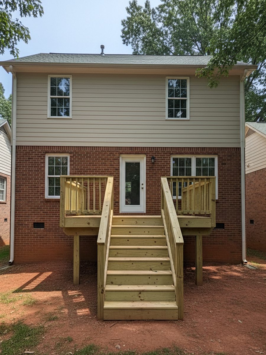 Deck Demolition & Removal completed by Paradise Deck Company in Powder Springs, GA